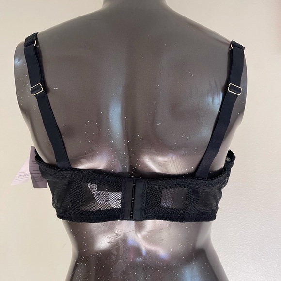 Auden Black Lace Bra 40D - Picture 2 of 9